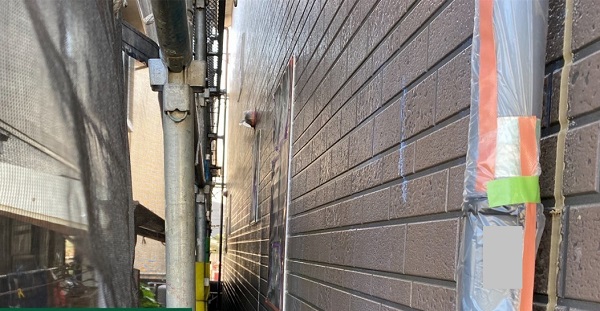 岡山県浅口郡里庄町　K様邸　外壁塗装　塗装の工程、下塗りって何 (1)