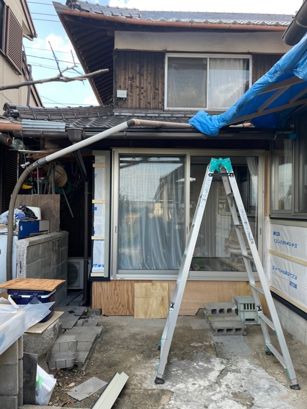 広島県福山市　雨漏り補修(サイディング張替え工事)　雨漏りは早めの対処が必要です!! (3)