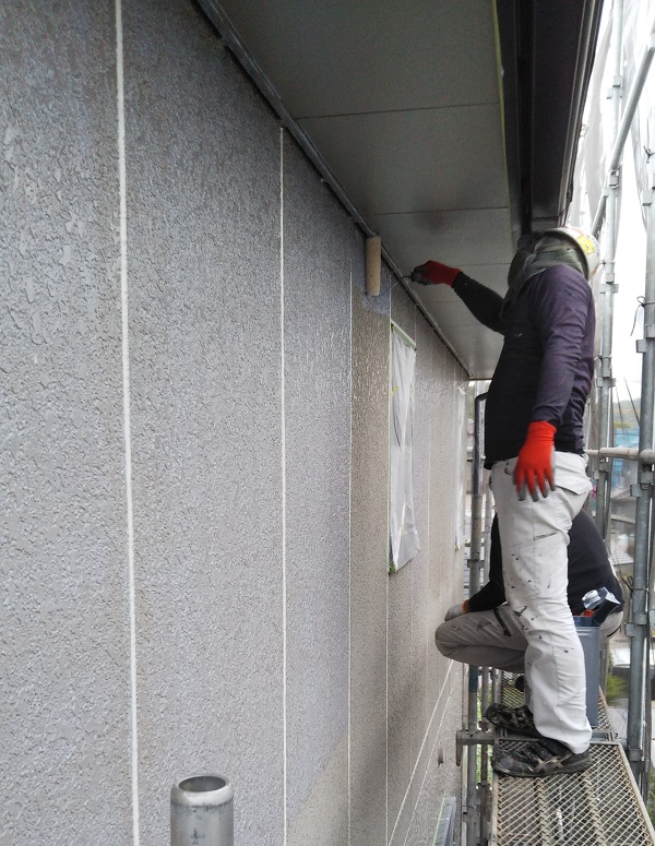 岡山県笠岡市　Y様邸　屋根塗装・外壁塗装　外壁塗装は3度塗りが基本です