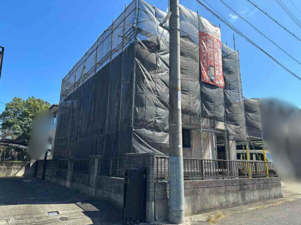 A様邸足場設置２枚目