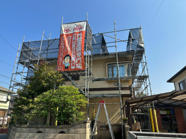 T様邸足場組立