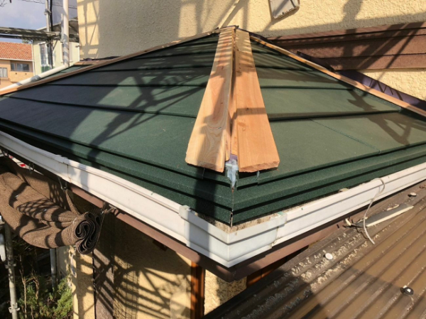 下屋貫板設置３