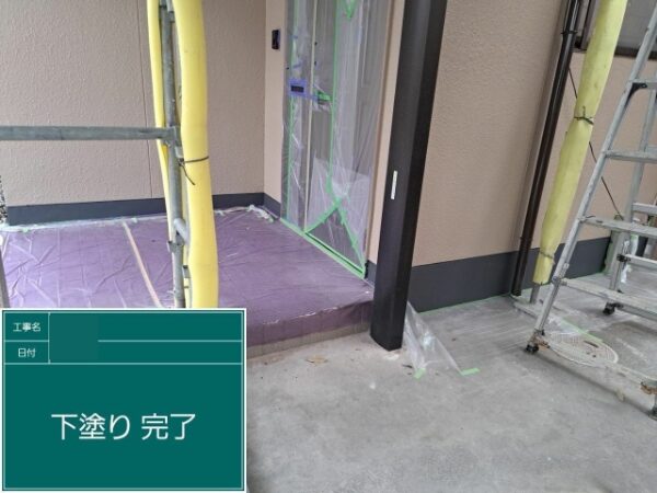W様邸基礎塗装１枚目