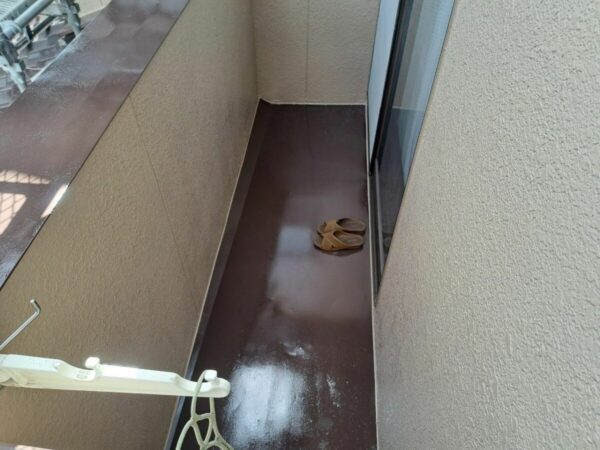 W様邸ベランダ