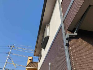 岡山県井原市・T様邸外壁塗装雨樋胴差1