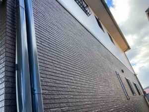 岡山県井原市・T様邸外壁塗装完成側面