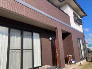岡山県井原市・T様邸外壁塗装完成s正面