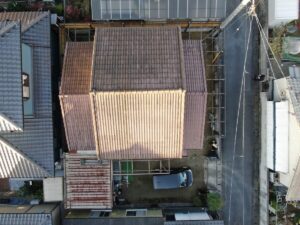 岡山県井原市・M様邸ドローン撮影2