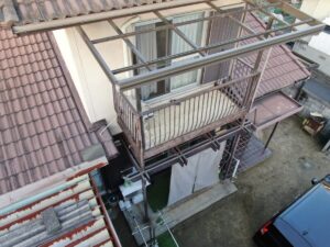岡山県井原市・M様邸ドローン撮影4
