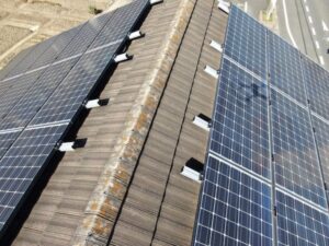 井原市F様邸屋根棟部分