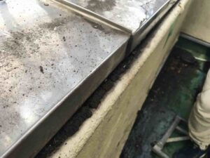 井原市F様邸ベランダ笠木