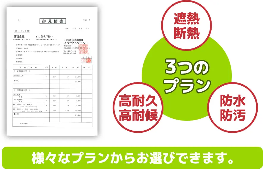 外壁塗装・屋根塗装の料金表 - 外壁塗装専門店【イマガワペイント