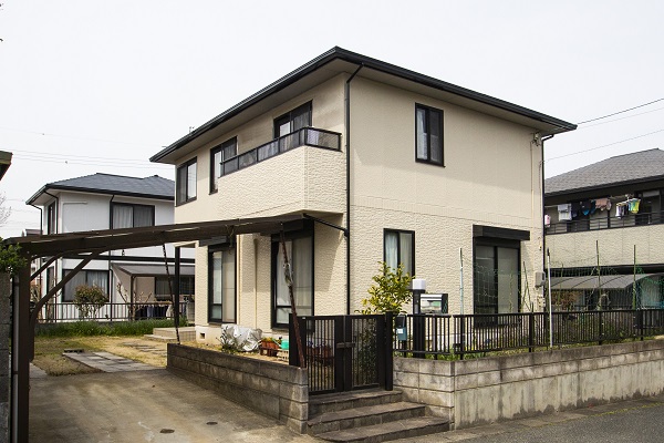 岡山県笠岡市　Y様邸　屋根塗装・外壁塗装　外壁塗装は3度塗りが基本です