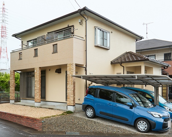 広島県福山市・K様｜外壁塗装工事(ペイントライン・無機ハイブリッドチタンガード使用)　施工後 (1)
