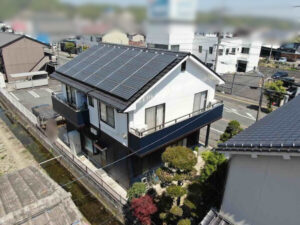 井原市F様邸施工後ベランダ側2