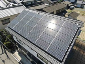 井原市F様邸施工後屋根