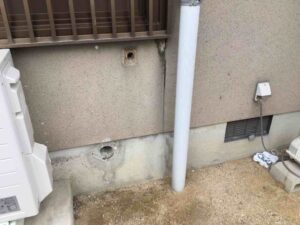 浅口市A様邸配管撤去