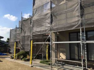 浅口市T様邸足場２