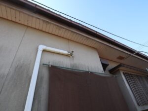 浅口市A様邸東側配管