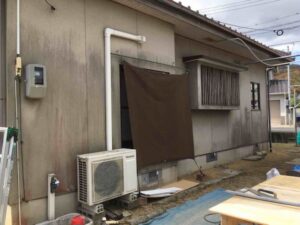 浅口市A様邸ガスタンク撤去