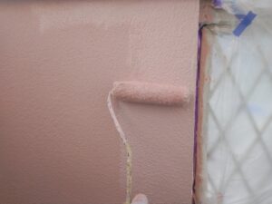 笠岡市K様邸上塗り一層目