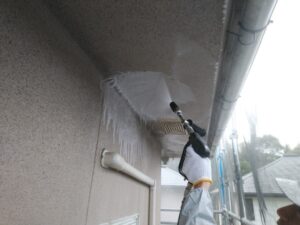 笠岡市K様邸高圧洗浄軒天