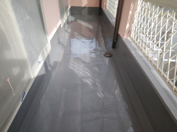 笠岡市K様邸ベランダ施工後