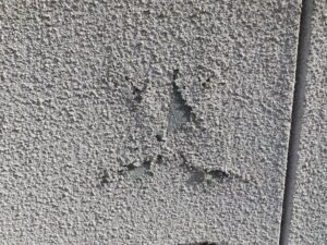 笠岡市K様邸外壁劣化剥がれ