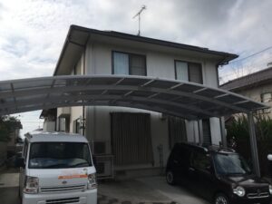 福山市M様邸カーポートまわり１