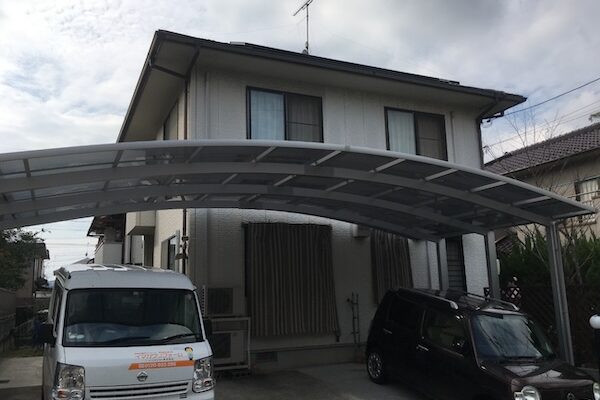 福山市M様邸カーポートまわり１