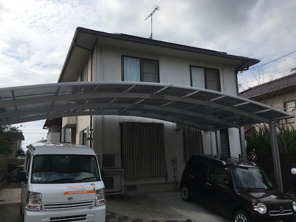 福山市M様邸カーポートまわり１