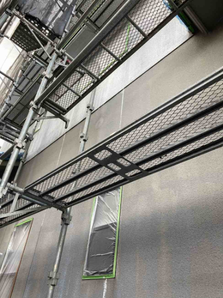 笠岡市F様邸足場養生現場レポート2