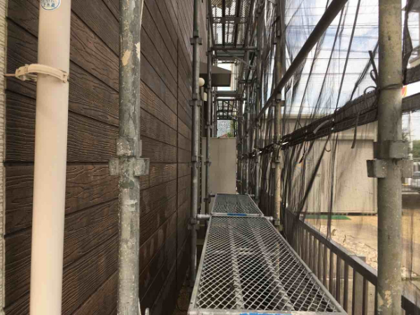 福山市H様邸足場2