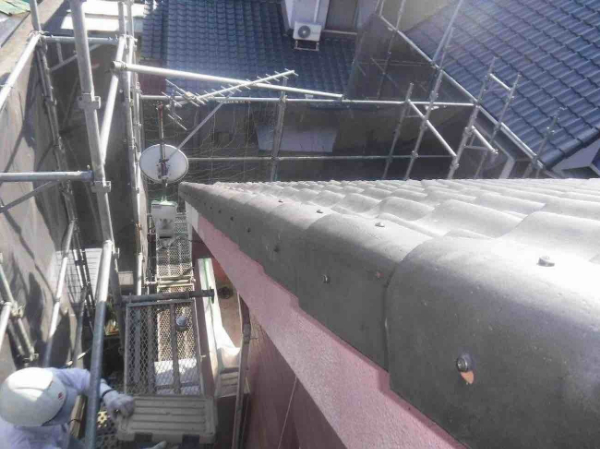 福山市M様邸足場3