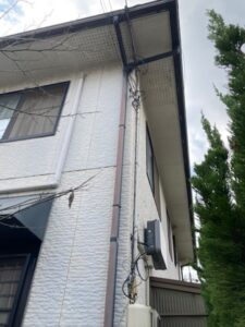 福山市M様邸軒天雨樋