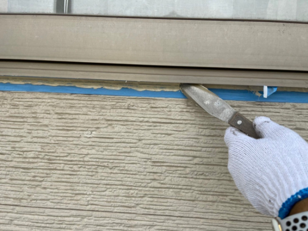 福山市H様邸窓枠シーリング3