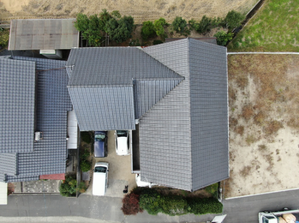 福山市M様邸屋根点検1