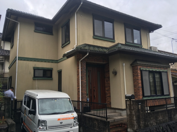 笠岡市U様邸外壁点検1