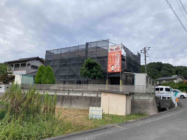 浅口市T様邸足場1