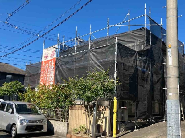 笠岡市H様邸外壁塗装2