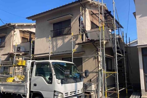 笠岡市M様邸外壁塗装2