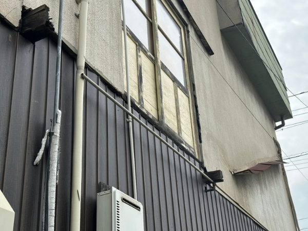 笠岡市Y様邸外壁点検1