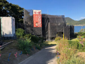 笠岡市S様邸足場組み3