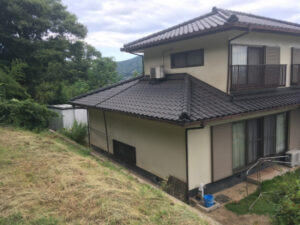 笠岡市S様邸屋根瓦点検1