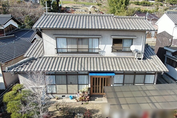 岡山県浅口市-外壁塗装-施工前