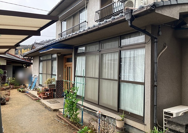 岡山県浅口市-外壁塗装-施工前 (2)