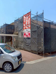 福山市S様邸足場3