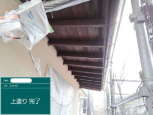 浅口市O様邸上塗り3